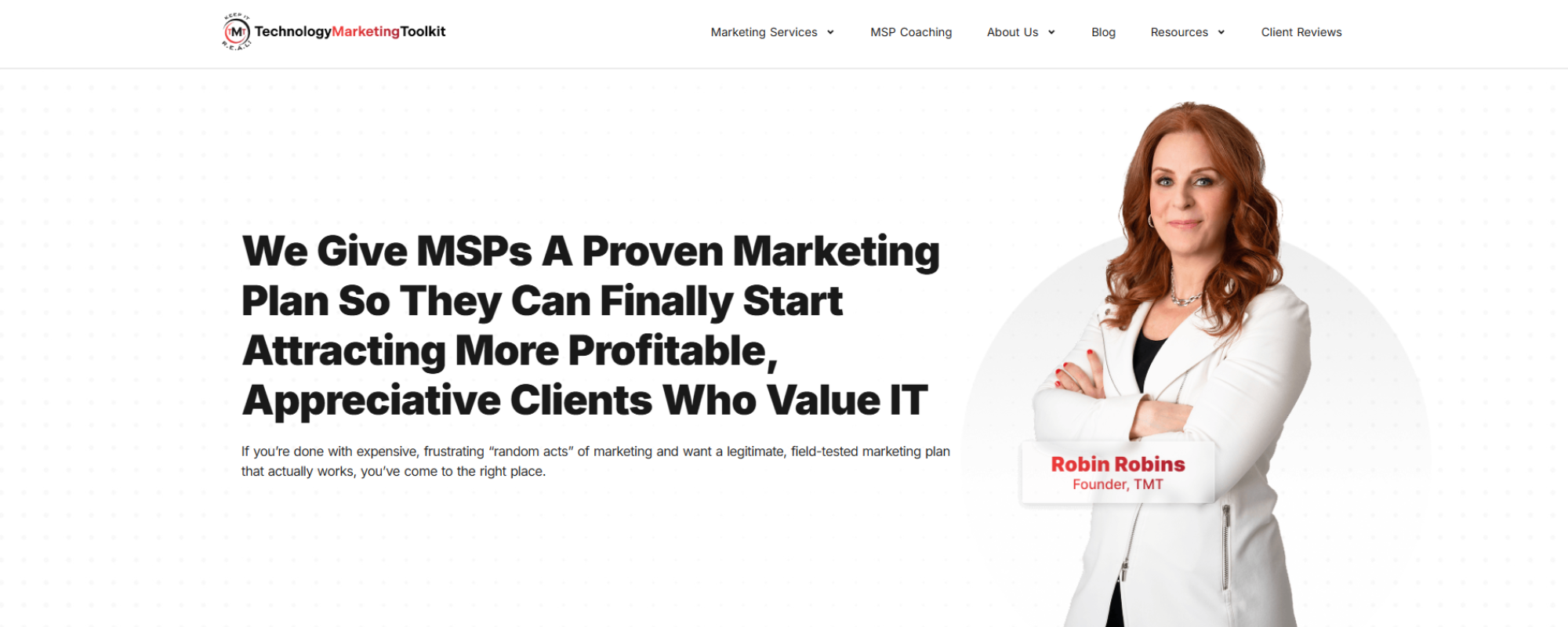 best AI training program for MSP owners and executives, Technology Marketing Toolkit