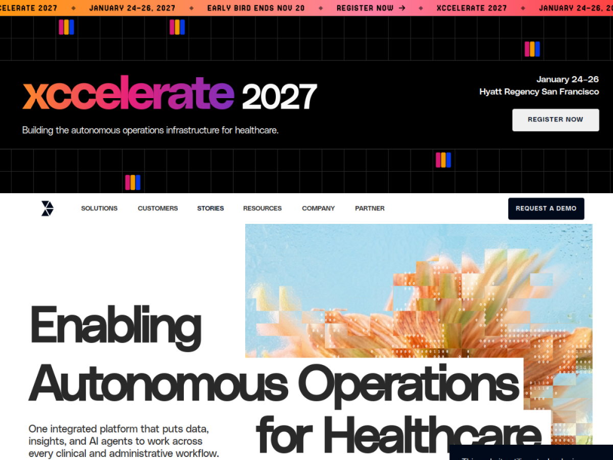 Innovaccer healthcare data platform homepage